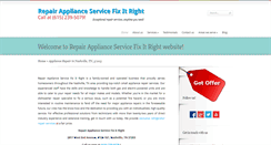 Desktop Screenshot of fixitrightservice.com